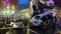 Başkenti ayağa kaldıran kaza! Köprüden alt yola uçan otomobil hurdaya döndü