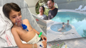 Havuzda oynarken vurulmuştu! 5 yaşındaki Karan 16 günlük yaşam savaşını kazandı