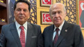 MHP Lideri Devlet Bahçeli'yi ziyaret eden Ahmet Özer'den mesaj! Var gücümüzle çıkmaya devam edeceğiz