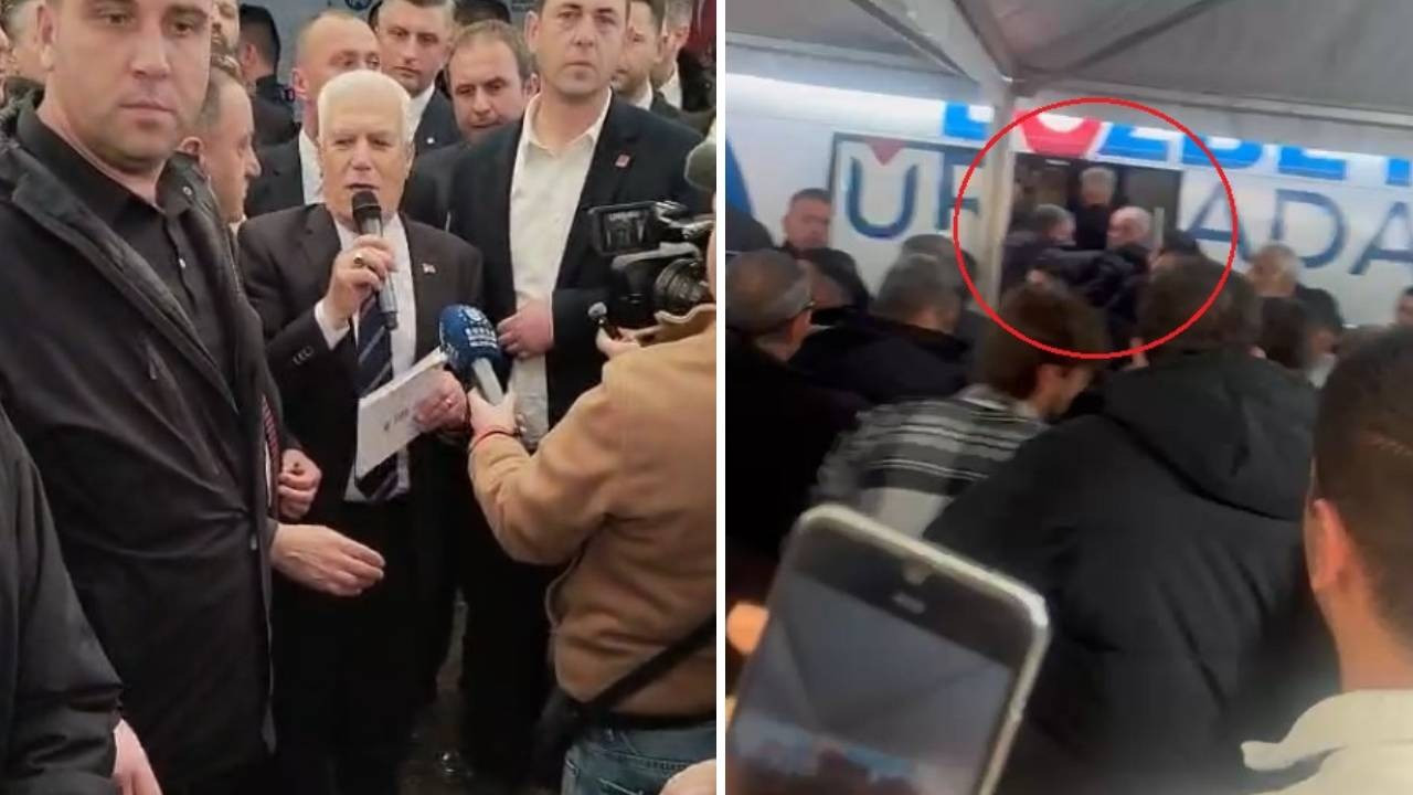 Bursa Büyükşehir Belediye Başkanı Bozbey'e saldırı! Hakaret edip üzerine yürüdü: O anlar kamerada