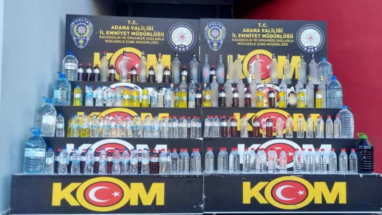 Adana’da kaçak sigara ve sahte içki operasyonu: Çok sayıda gözaltı var