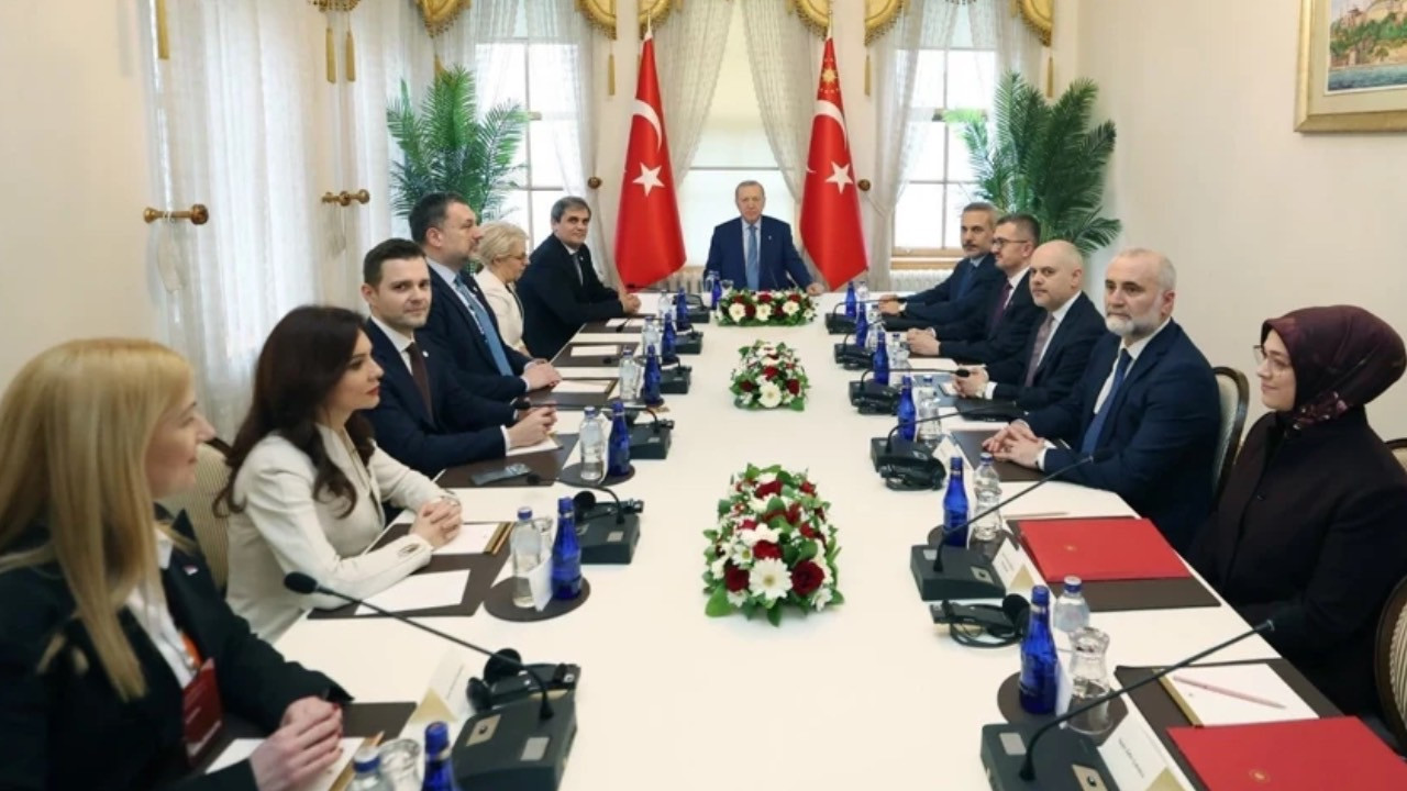 Erdoğan, Balkan Barış Platformu Temsilcilerini kabul etti