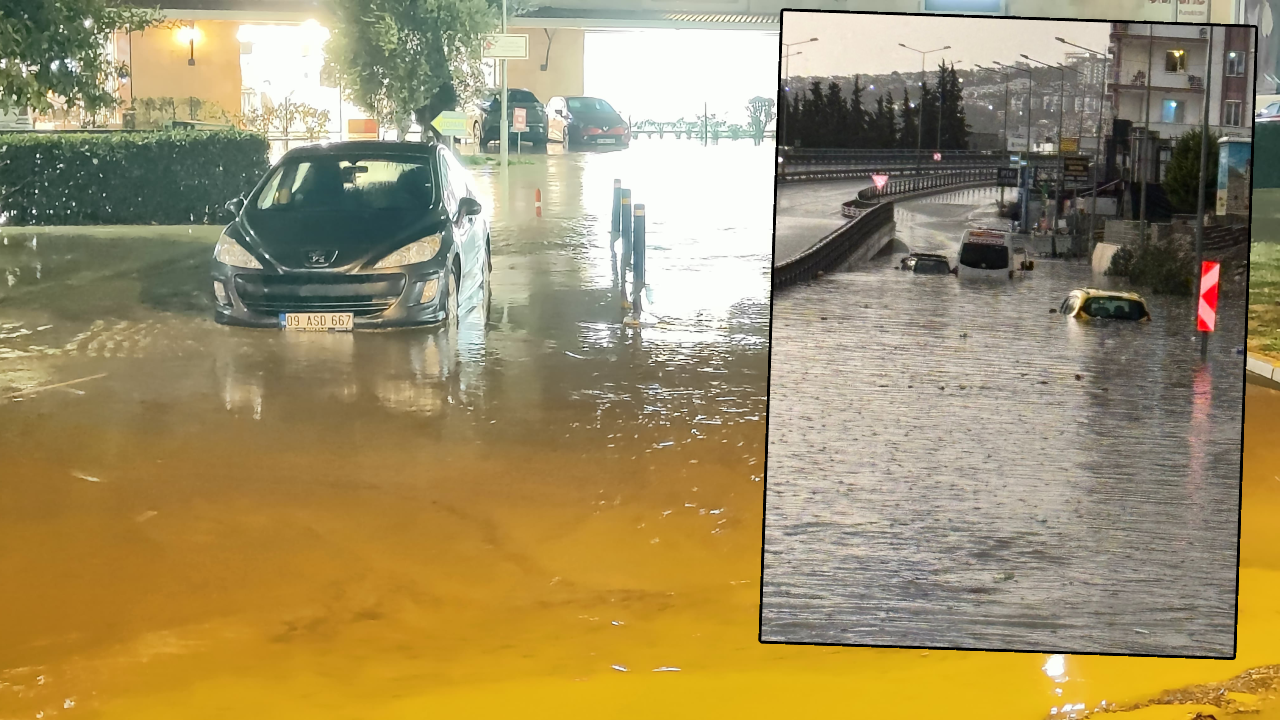 Kent sular altında kaldı! Sağanak çileye döndü