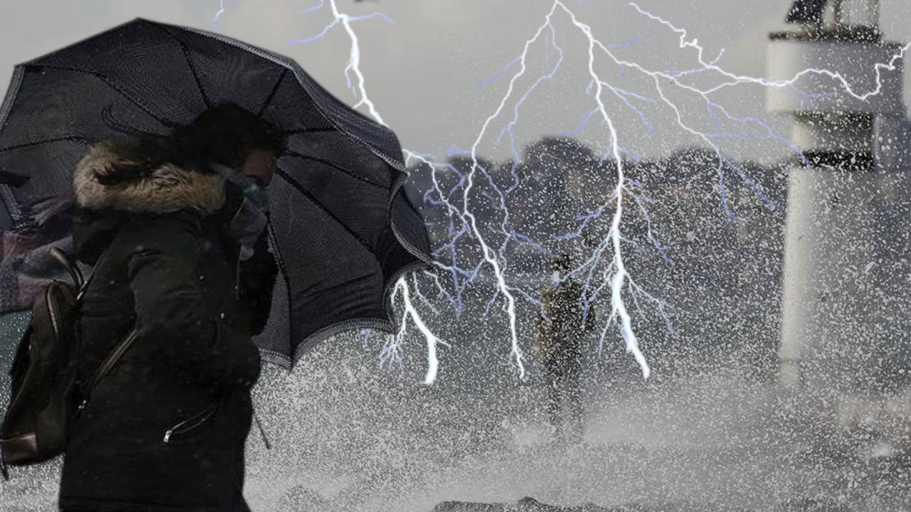 Kar, fırtına ve sağanak... Meteoroloji saat saat uyardı