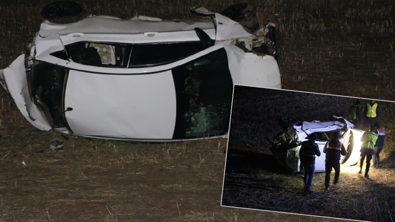 Korkunç kaza! Otomobil şarampole yuvarlandı: Ölü ve yaralılar var