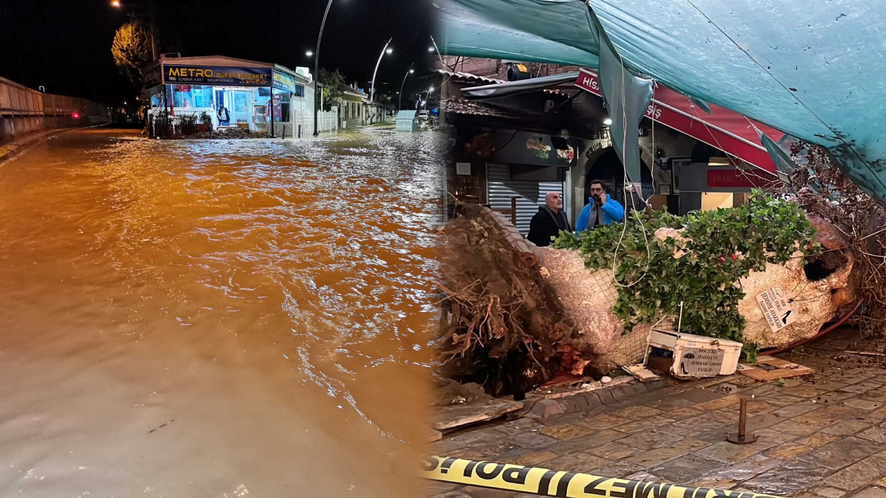 İzmir’deki sel can aldı! Sağanak yağış hayatı felç etti