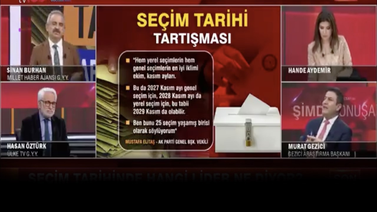Erken seçim tartışmaları ortasında kritik anket! Gezici Araştırma Başkanı Murat Gezici tv100’de açıkladı