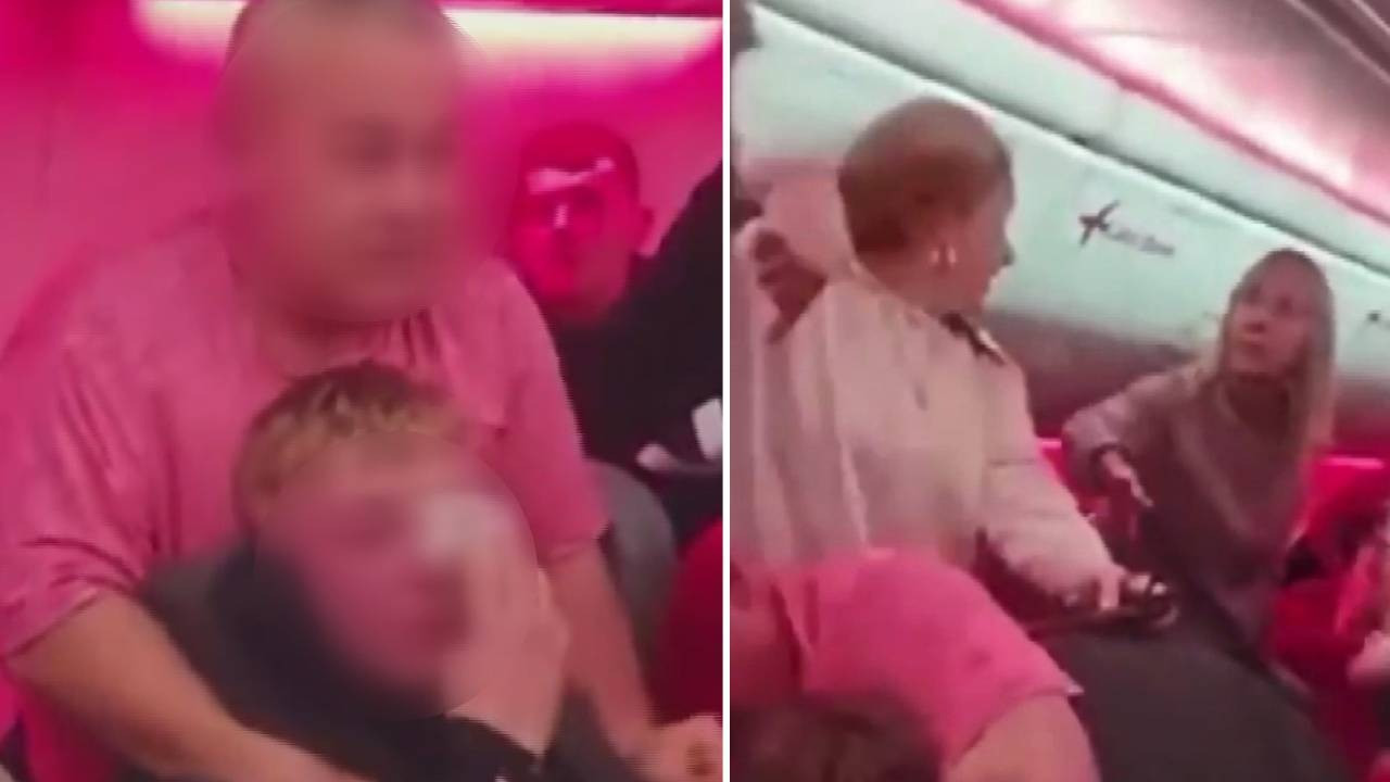 Antalya'da uçağa acil iniş yaptıran kavga! 2 yolcuya ömür boyu yasak