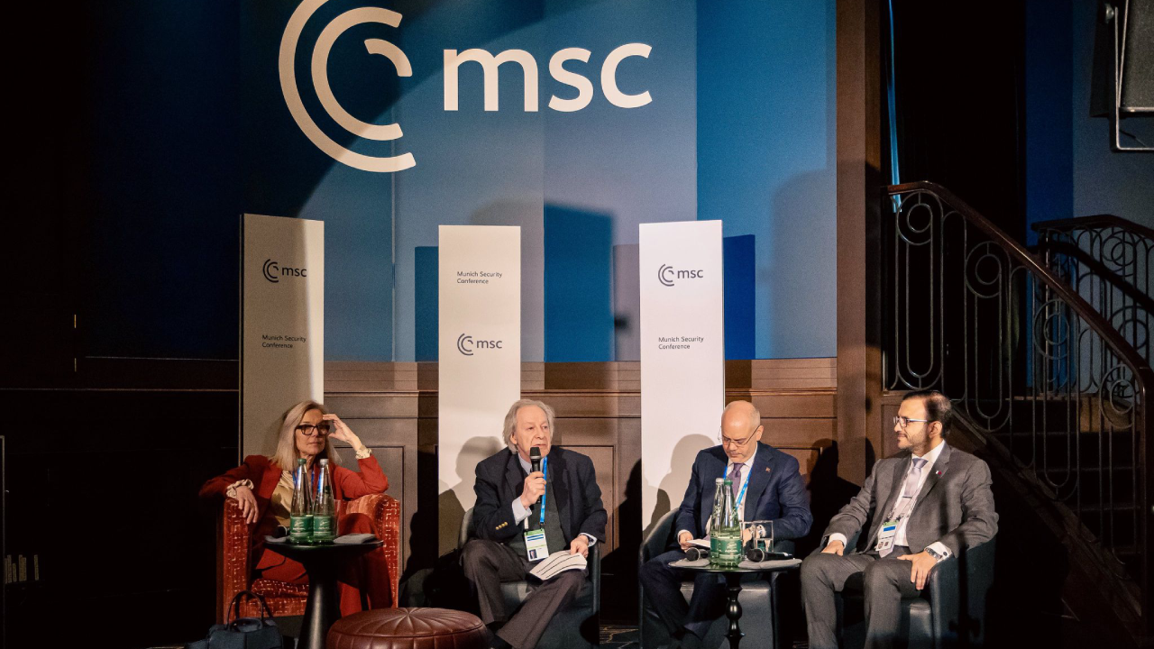 Akif Çağatay Kılıç Münih Güvenlik Konferansı’nda konuştu: Filistinliler geleceğine kendileri karar vermeli