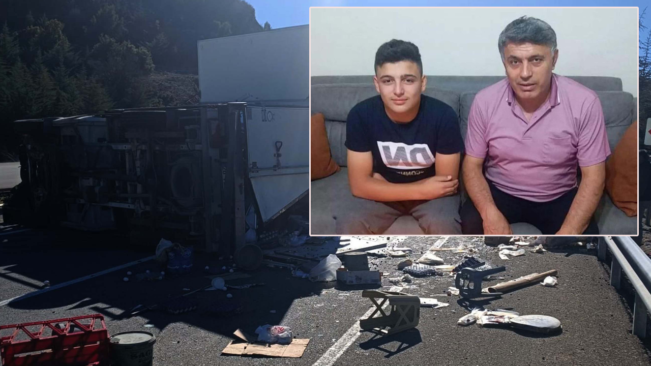 Kahreden kaza! Baba ile oğlu can verdi