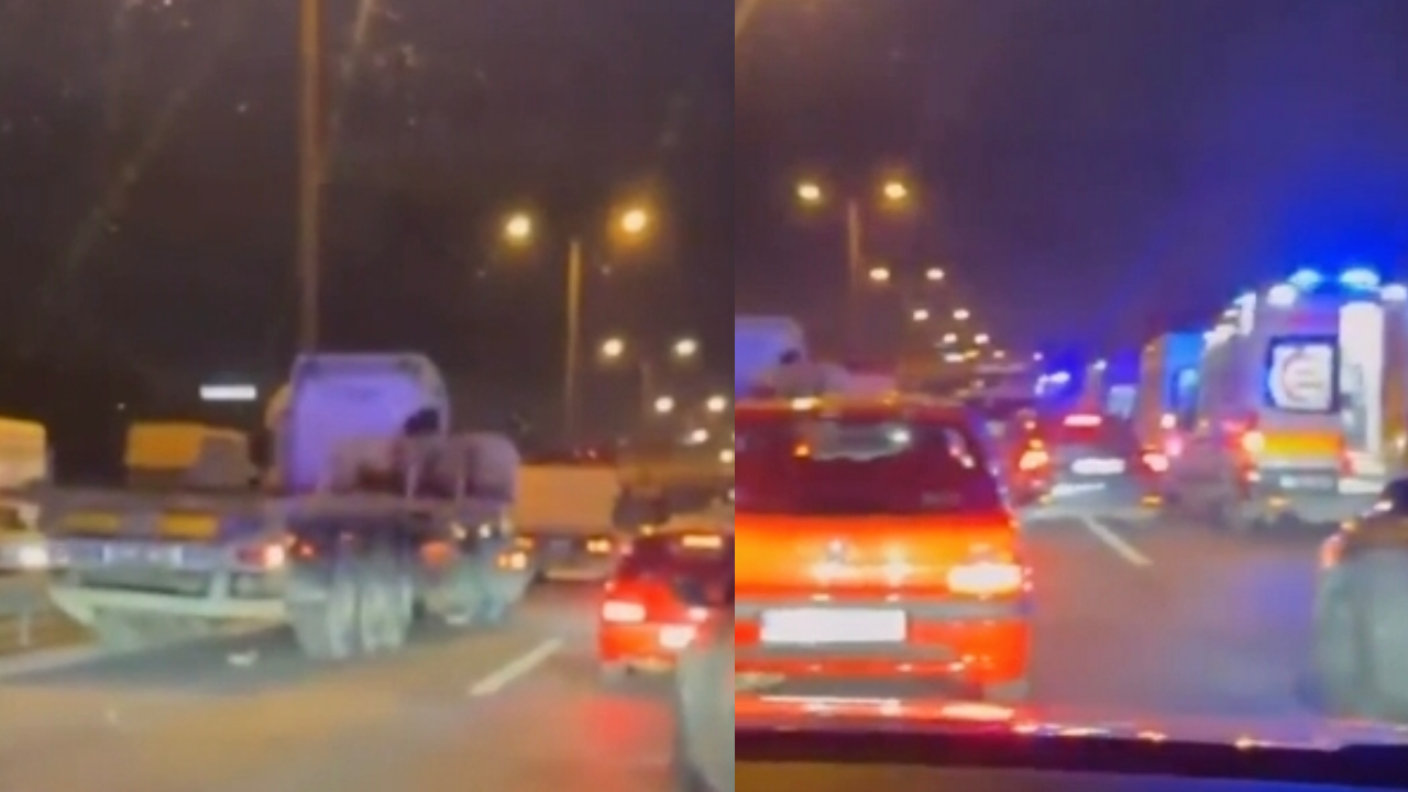 Başakşehir'de zincirleme kaza! Yaralılar var