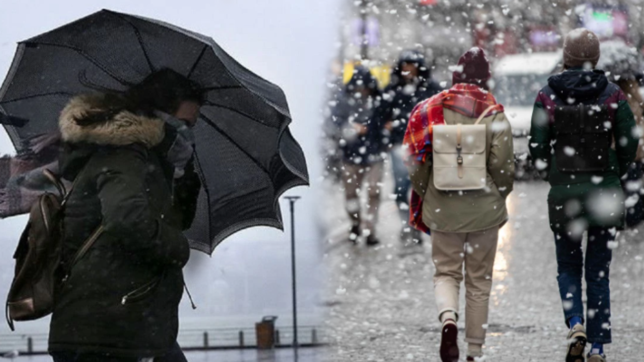 Meteoroloji'den kritik uyarı! Sağanak, kar ve fırtına kapıda