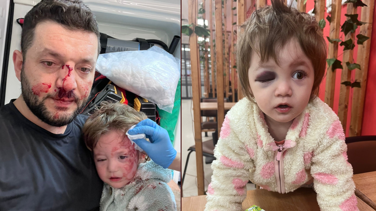 Yalova'da kan donduran olay! Baba ve 14 aylık kız çocuğu kabusu yaşadı