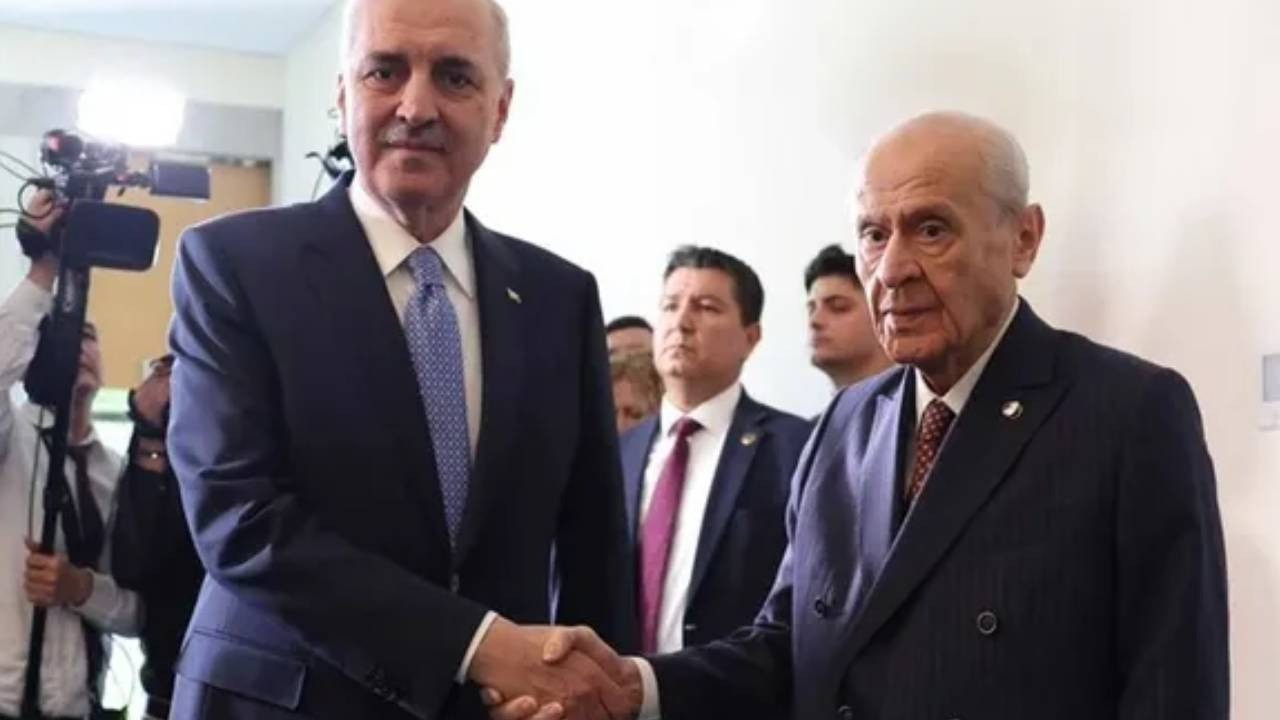 TBMM Başkanı Numan Kurtulmuş MHP lideri Devlet Bahçeli ile görüştü