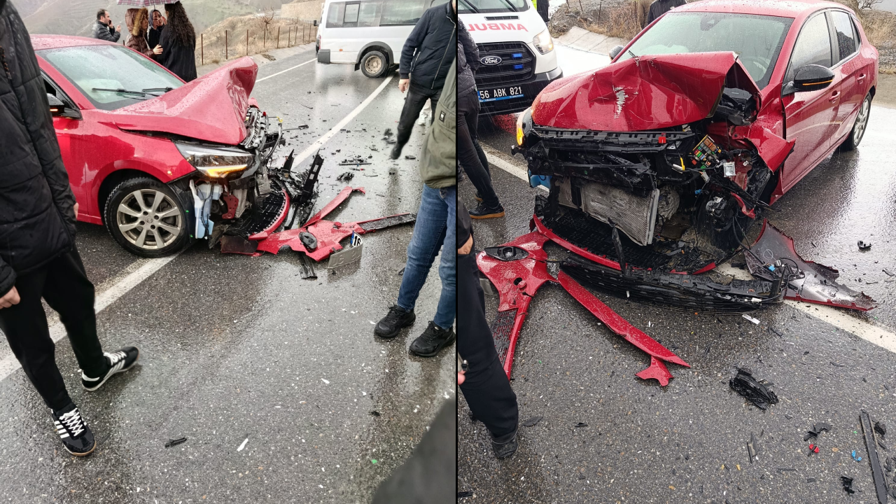 Feci kaza! Öğrenci servisi ile otomobil çarpıştı: Yaralılar var