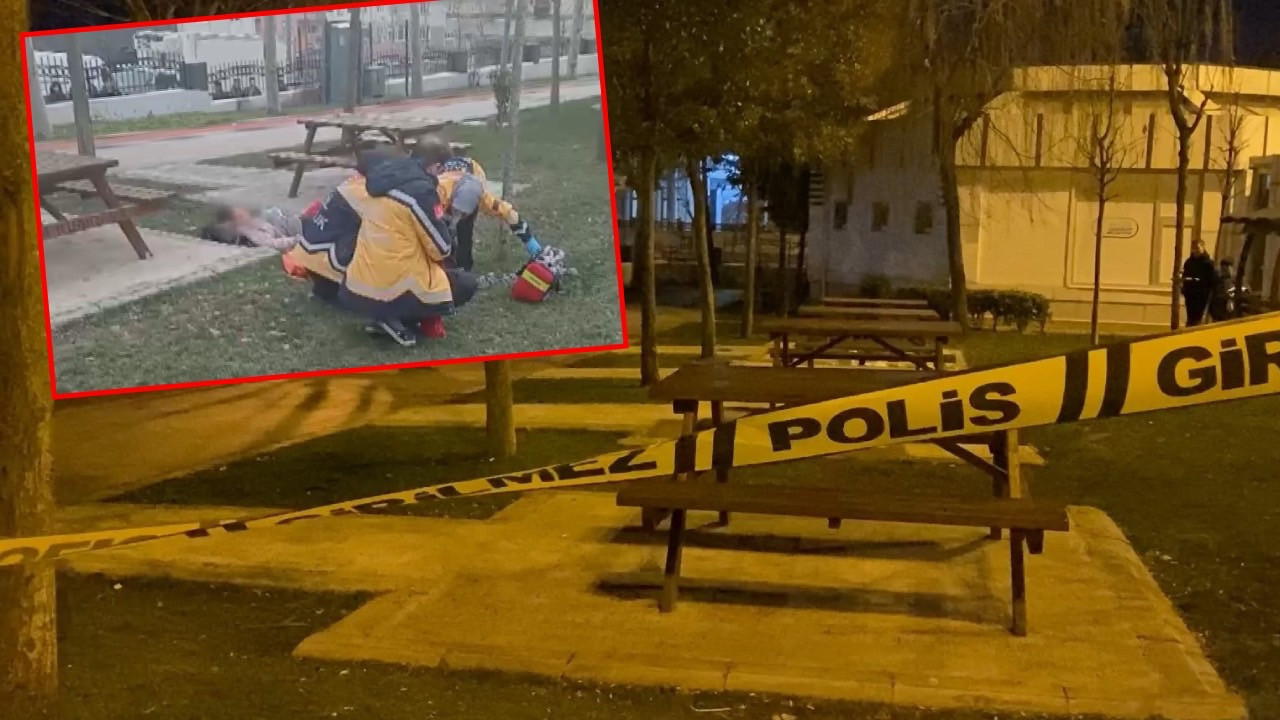 Esenyurt'ta parkta dehşet: Önce eşini sonra kendisini vurdu!