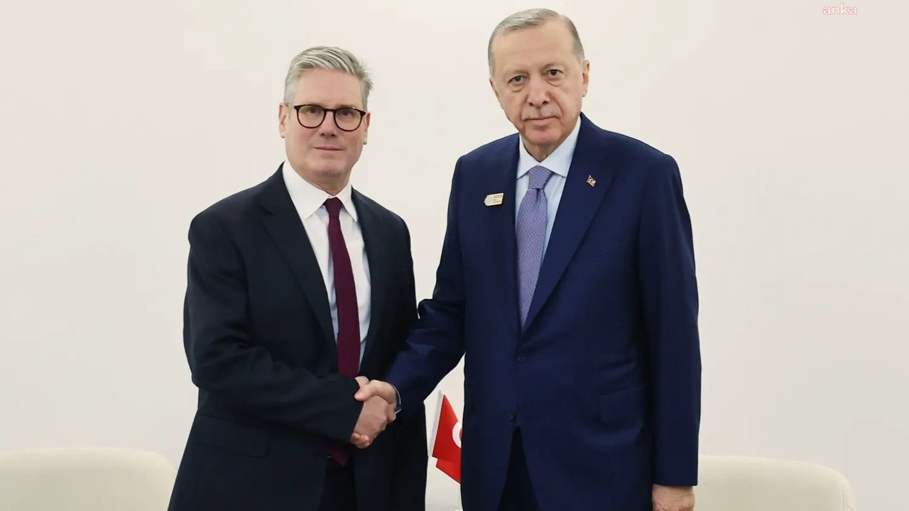 Cumhurbaşkanı Erdoğan, Birleşik Krallık Başbakanı  Starmer ile görüştü