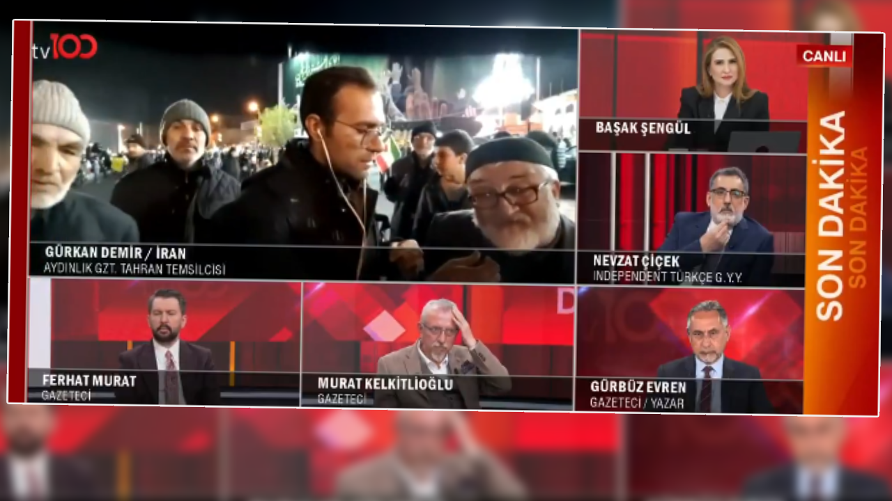 İranlılardan tv100'e Türkçe mesaj! Amerika ve İsrail’e meydan okudular