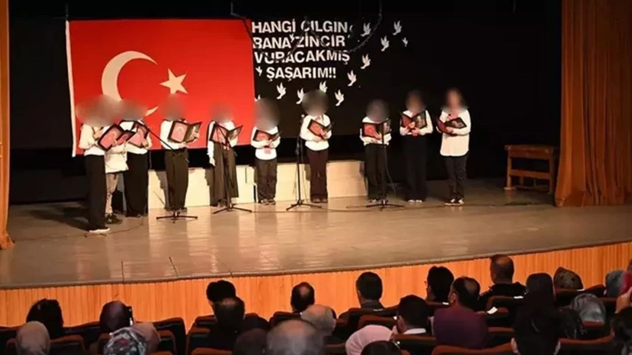 Karaman'da İstiklal Marşı'nı Arapça okudular! O görüntülere soruşturma