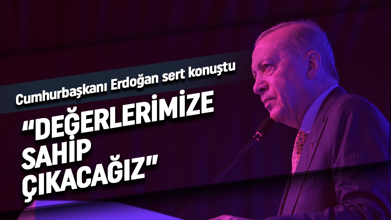 Cumhurbaşkanı Erdoğan'dan Cami açılışında sert konuştu: Birileri bizi ruh köklerimizden koparmak istese de değerlerimize, sahip çıkacağız