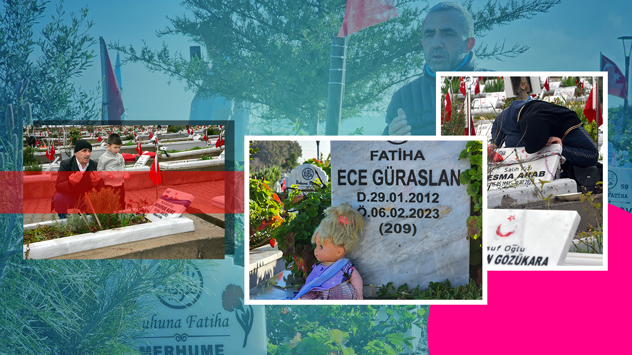 Özlem hala dinmedi, onlarsız en acı bayram! Deprem şehitliğinde hüzün dolu ziyaret