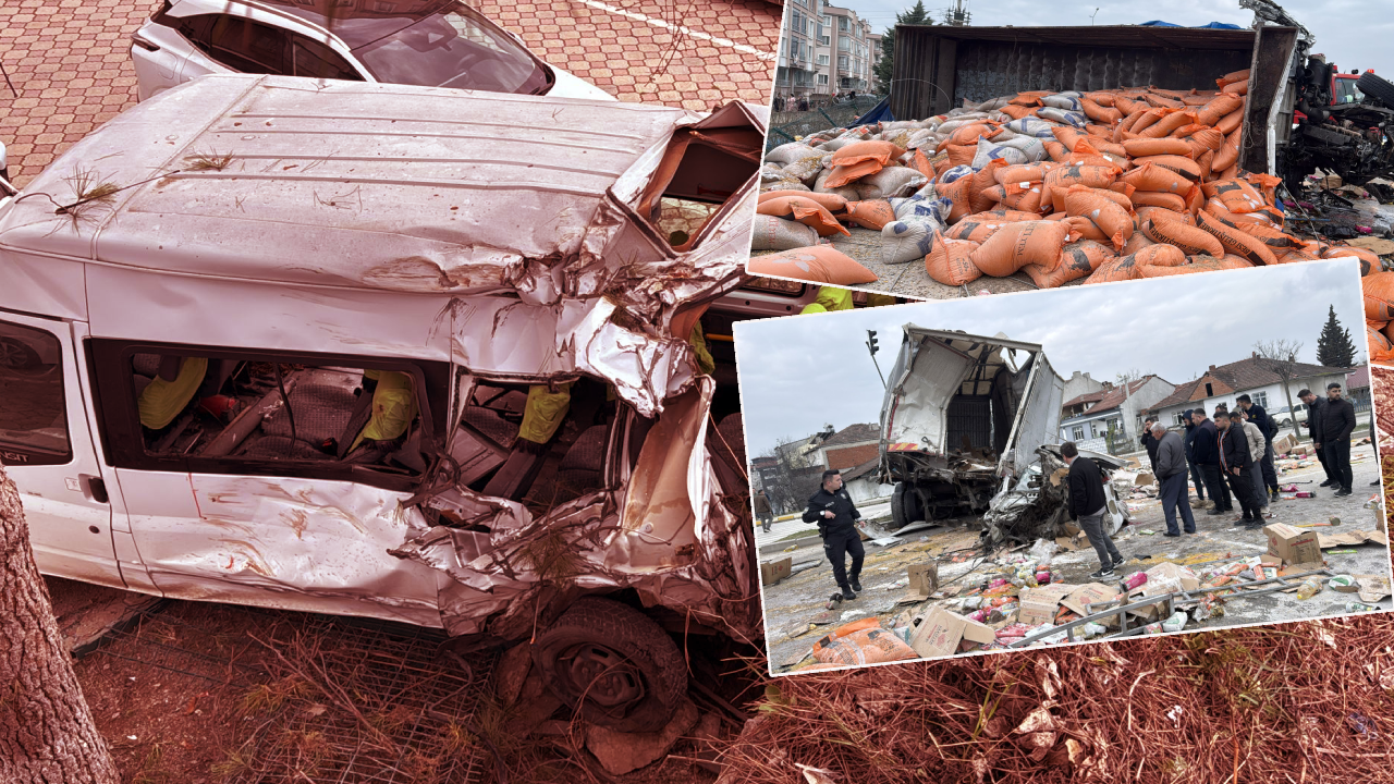 Korkunç kaza! Zincirleme kazada sokak savaş alanına döndü: Çok sayıda yaralı var