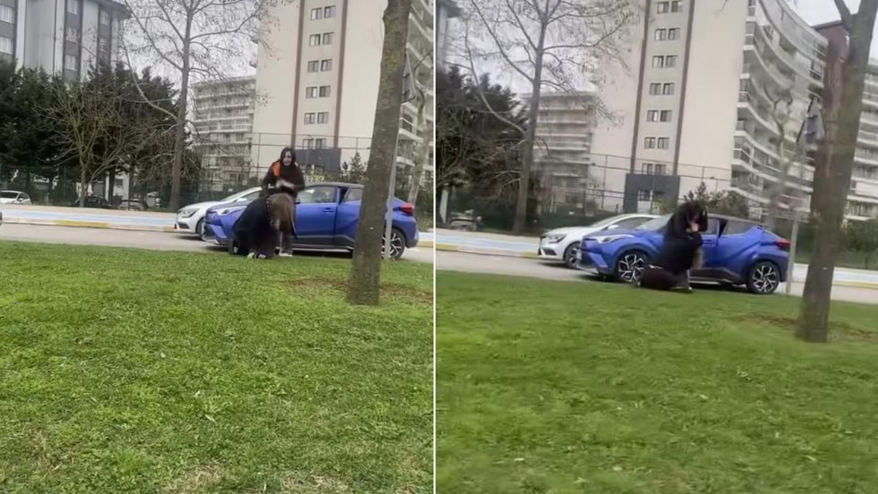 Trafikte dehşet! İki kadın çocuklarının gözü önünde birbirine girdi