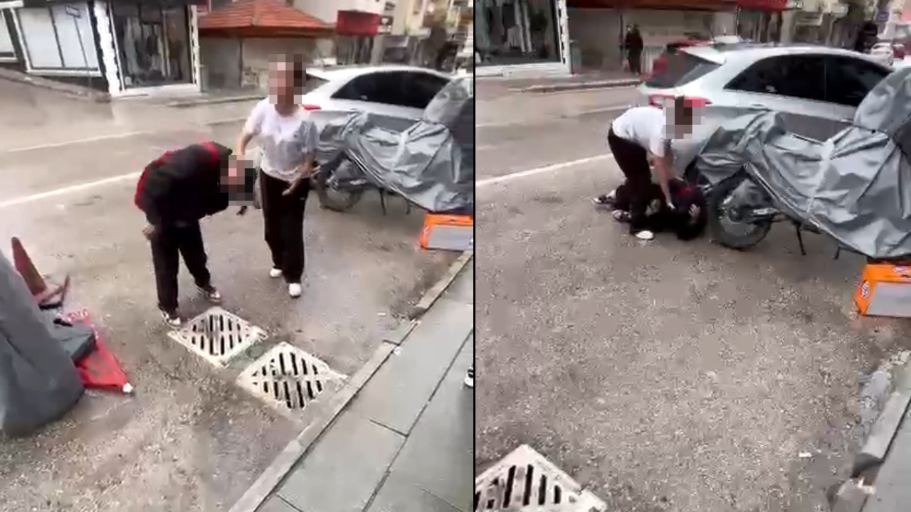 Kan donduran akran şiddeti! Saçından tutup yatırdı, ayağıyla yüzüne bastı