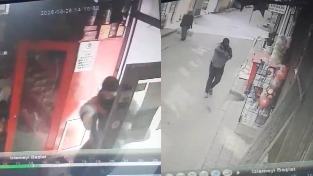 Alışveriş yaptığı bakkalı silahla bastı! Cesaret ettiği silah bakın ne çıktı?