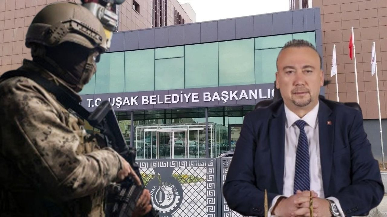 Uşak Belediyesi'ne operasyon! Rüşvet soruşturmasında Belediye Başkanı dahil birçok şüpheliye gözaltı!