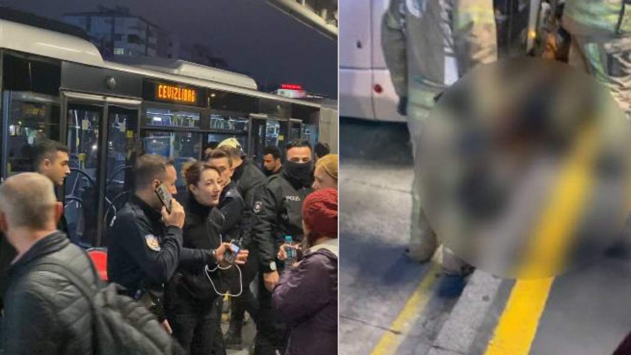 İstanbul'da korkunç olay! Dengesini kaybetti, metrobüs üzerinden geçti