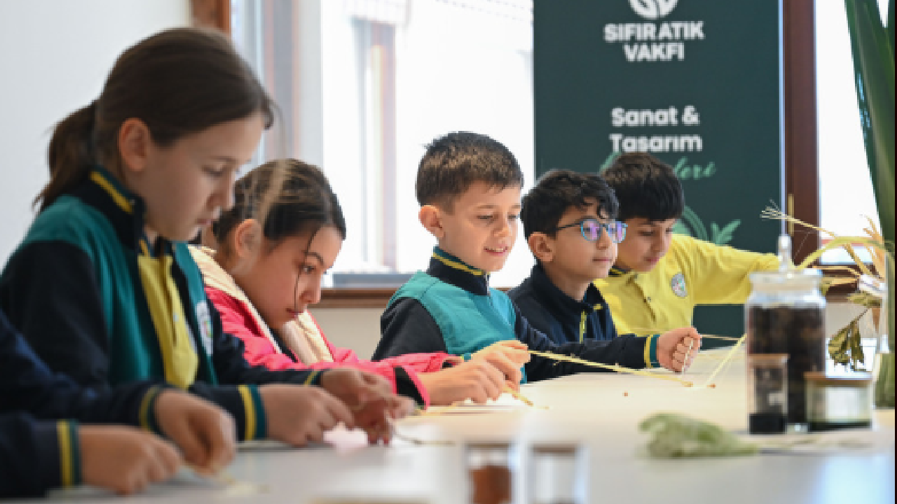 Sıfır Atık Vakfı’ndan çocuklara çevre eğitimi! Çocuklardan yaratıcı dokunuş