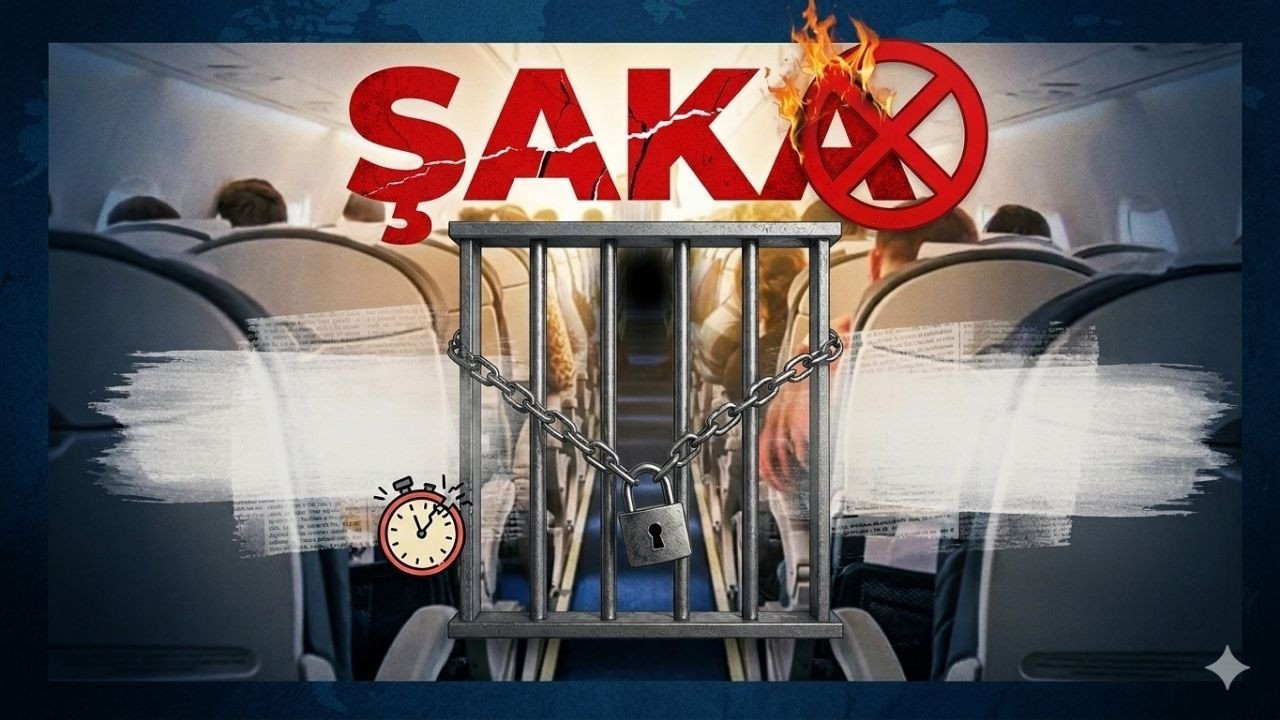Uçakta “bomba” şakası pahalıya patladı: Hapis cezası yedi