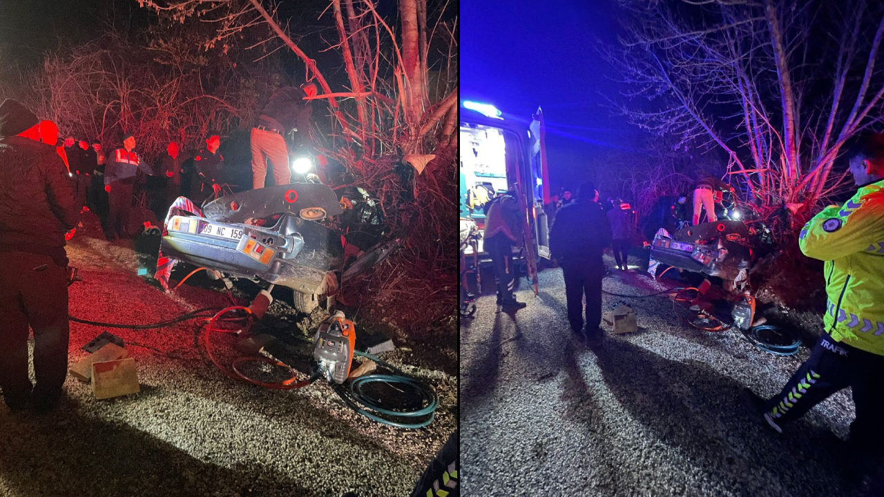 Antalya'da can pazarı! Otomobil ağaca çarptı: Ölü ve yaralılar var