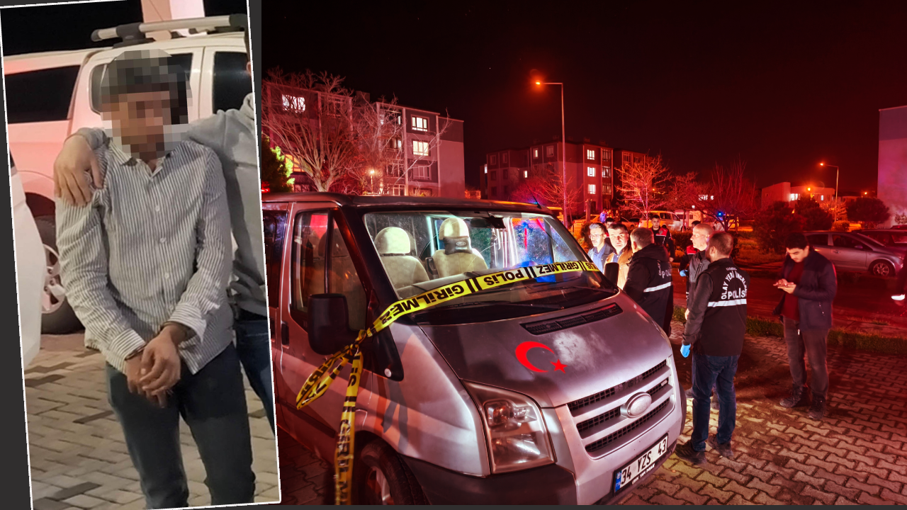 Otoparkta kan donduran cinayet! Minibüsü park ettikten sonra hain pusuyla öldürüldü