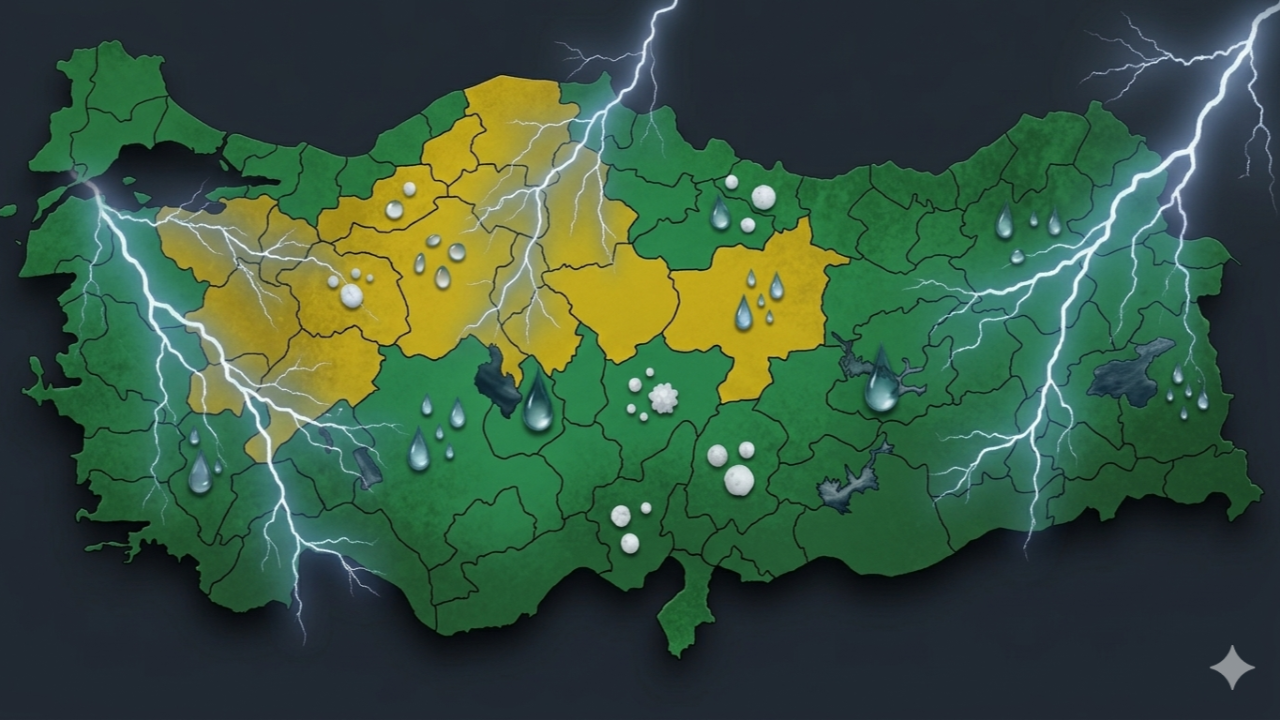 Bahar havası bekleyenlere kötü haber! Balkanlar üzerinden geliyor: 16 il için sarı kodlu uyarı