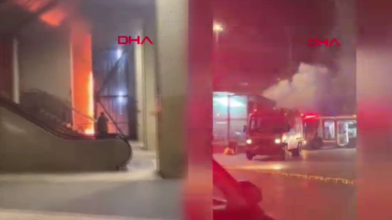 Taksim metrosundaki yangın panik yarattı! Çıkışlar kapatıldı