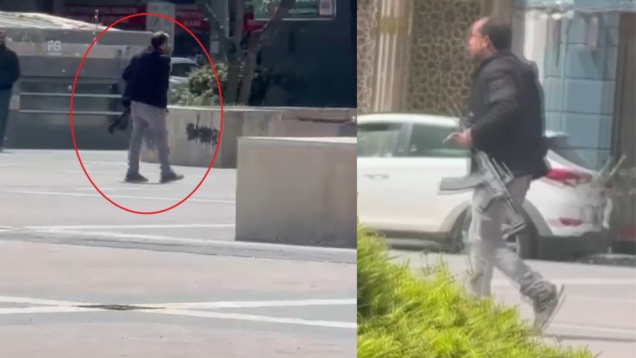 Meydanı boş buldu, pompalıyla yürüdü! Polisler görür görmez kelepçeledi