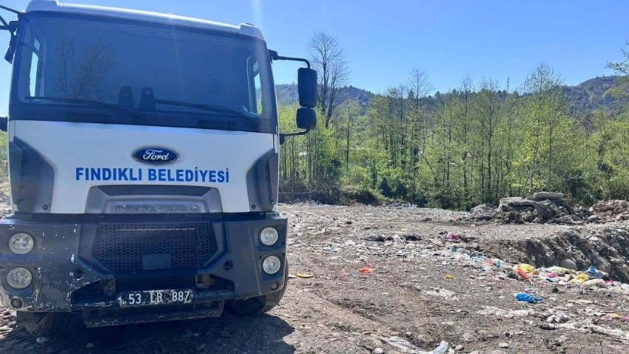 Rize'de Fındıklı Belediyesi açık alana çöp döktü! 2,3 milyon TL ceza kesildi