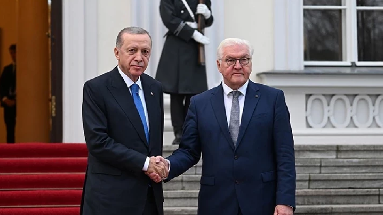 Erdoğan, Alman mevkidaşıyla görüştü! Küresel gelişmeler ele alındı