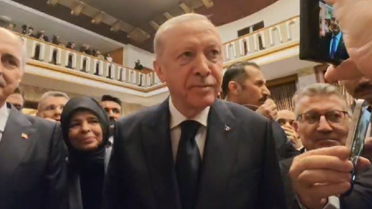 Erdoğan'dan resepsiyonda 'Terörsüz Türkiye' mesajı!