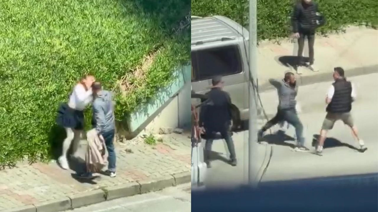 Sokak ortasında yumruklu skandal! Maltepe'de yolda yürüdüğü kadını darbetti