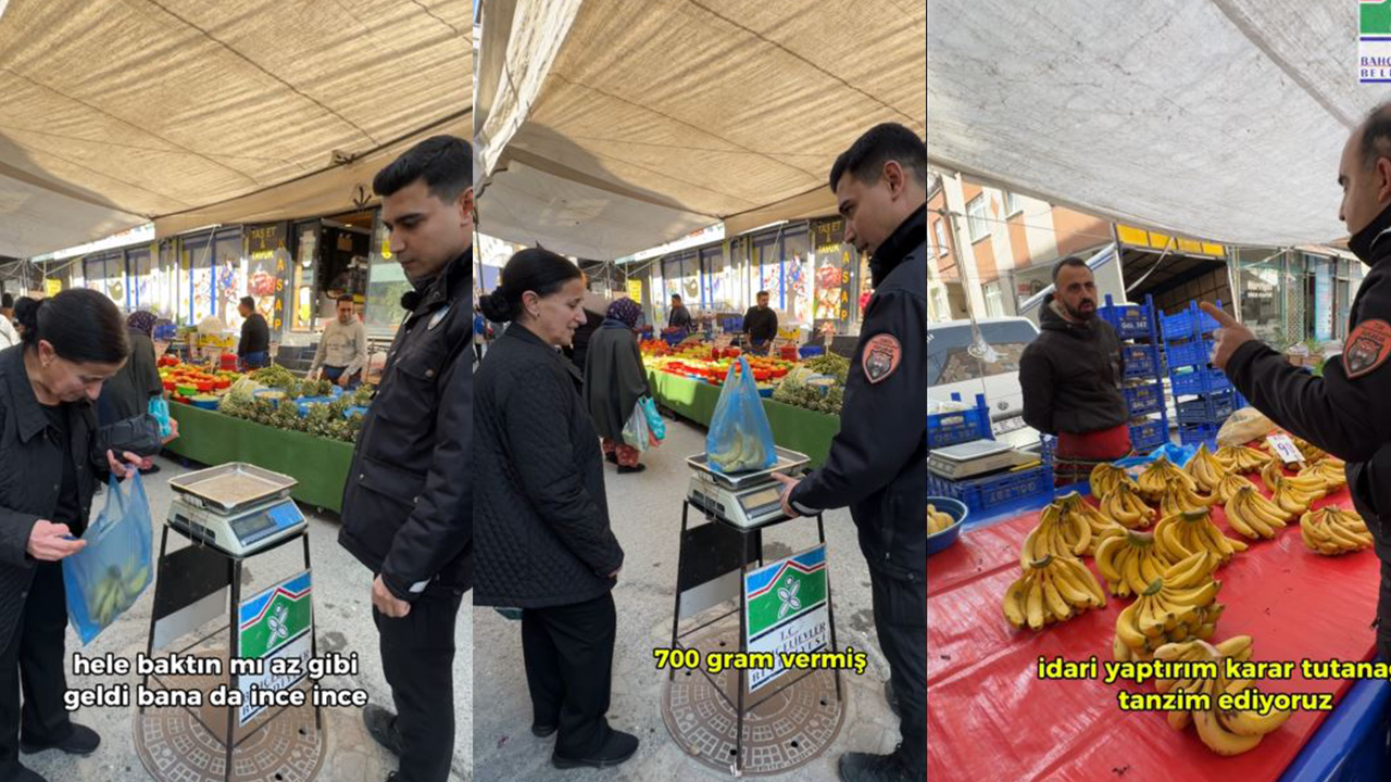 Bahçelievler'de belediyeden sıkı denetim! 1 kilo yerine 700 gram satış! Cezai işlem başlatıldı