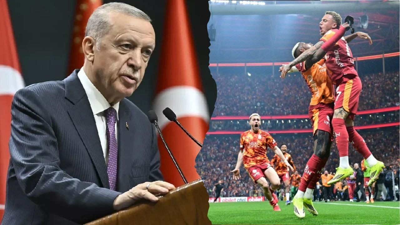 Cumhurbaşkanı Erdoğan Galatasaray'ın şampiyonluğunu kutladı