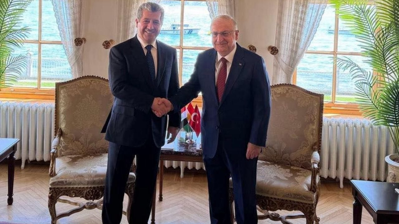Bakan Yaşar Güler, IKBY Başbakanı Mesrur Barzani ile görüştü