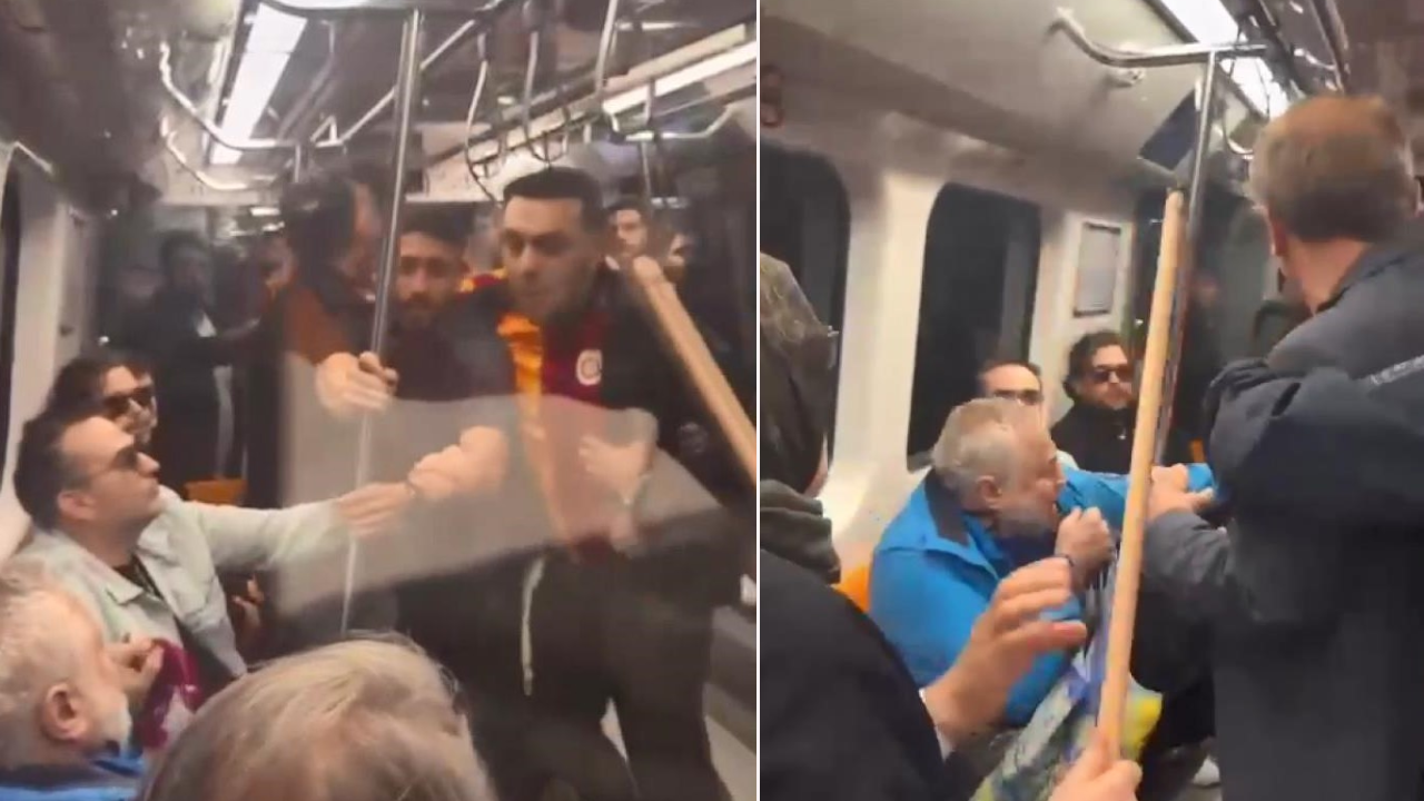 Metroda oklava şoku! Galatasaray'ın şampiyonluğunda ortalık karıştı