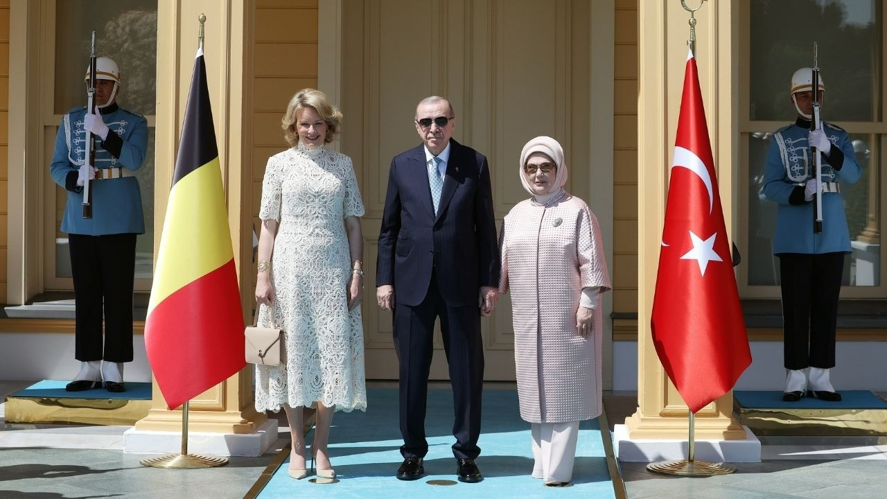 Cumhurbaşkanı Erdoğan, Belçika Kraliçesi Mathilde’yi kabul etti