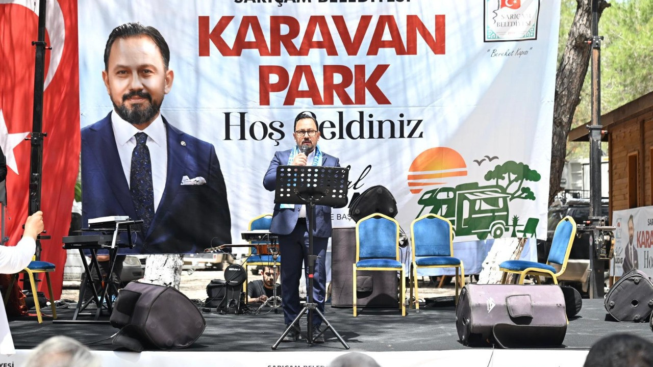 Sarıçam Belediyesi karavan parkı kapılarını açtı!