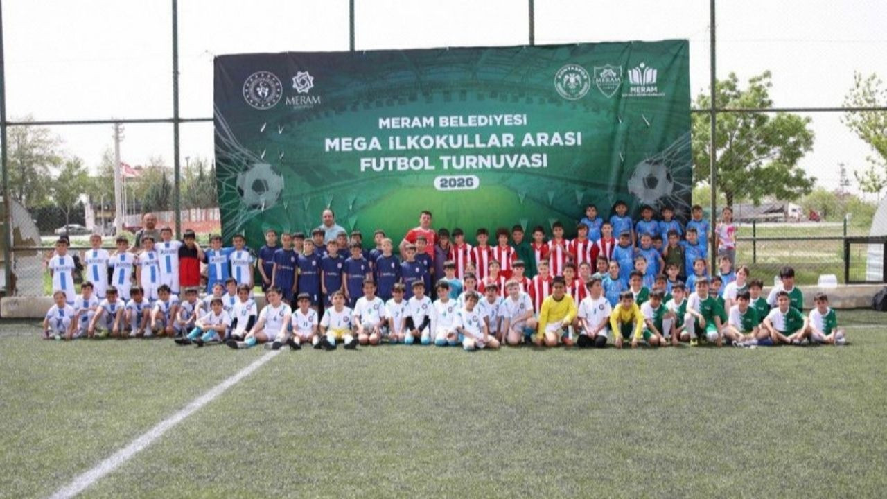 Minik ayaklardan büyük rekabet: 32 okulun katıldığı dev turnuva Meram’da başladı