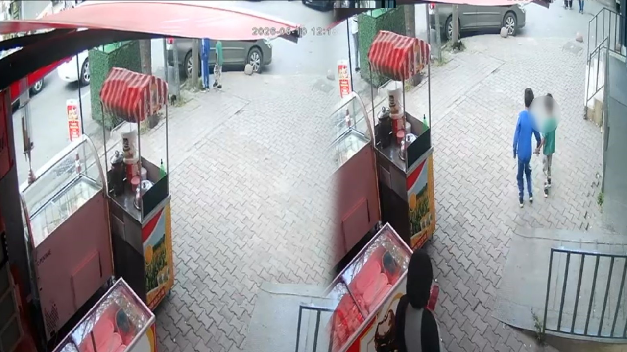 Bunlar nasıl çocuk! Dehşete düşüren görüntü: Kediyi bıçakladılar, kadını tehdit ettiler, lastik kestiler…